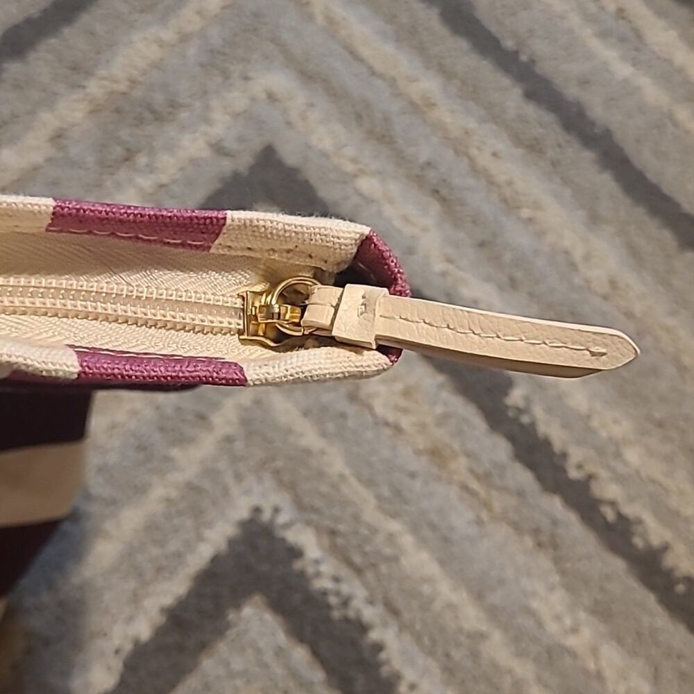 VICTORIA'S SECRET STRIPED LARGE CANVAS TOTE BAG - Picture 6 of 6